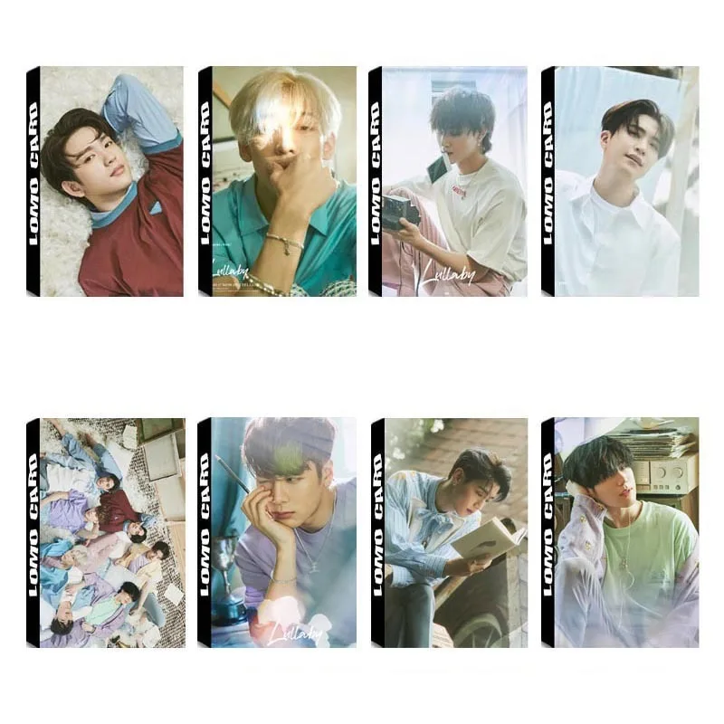 KPOP GOT7 альбом Lomo карты подарок вам самодельный бумажный Постер фото карта HD