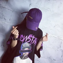 Шаблон качество Harajuku модные унисекс регулируемая бейсболка с вышивкой буквы Кепки Кепка для гольфа с застежкой сзади мяч шапка "хип-хоп" Кепки s