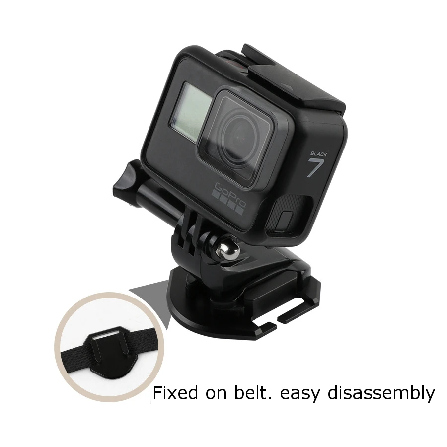 

MOLLE Tactical Vest Base Camera Mount Hanging Belt Buckle Hook Accessories Chest Band Belt Hook for GoPro Hero7 6 5 SJ600 Xiaoyi