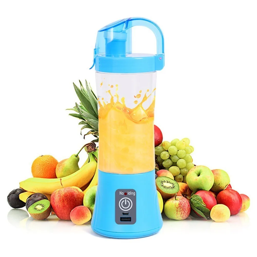

380ml Portable Blender Juicer Cup USB Rechargeable Electric Automatic Vegetable Juicer Cup Lemon Orange Maker Mixer Bottle Drop