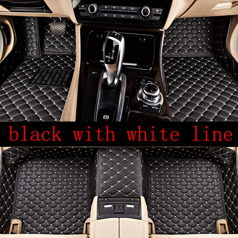 

Customized carpets for BMW X1 e84 2010-2019 Leather Car Floor Auto Mats accessories Waterproof Mat for BMW all model 12 color