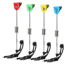 Lixada набор рыболовных Свингеров 4 шт. светодиодный датчик вешалки Свингер с подсветкой в футлярах с индикатором Карп рыболовные снасти