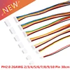 20PCS=10Sets Micro Mini JST 2.0 PH Connector Male Female 2/3/4/5/6/7/8/9/10-Pin Plug With Wires Cables Socket 300MM 26AWG New ► Photo 1/6