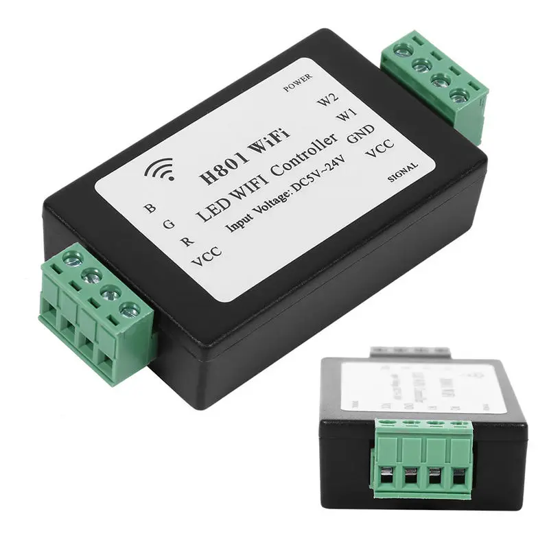 Светодиодная полоса светильник лампа H801 WiFi управление ler Android телефон
