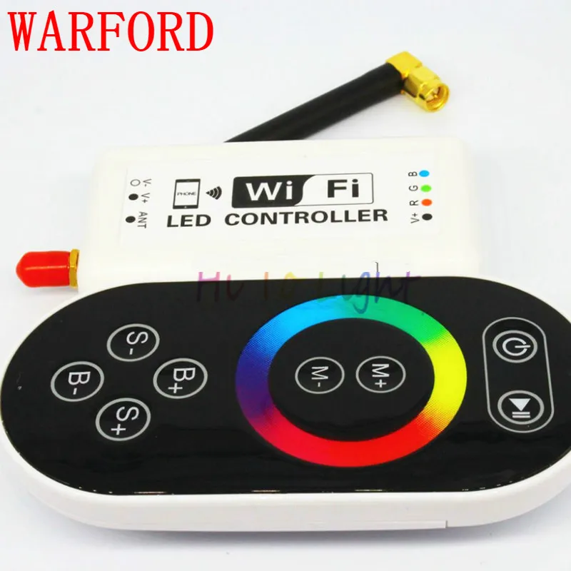 

wifi 370 16 millions color RGB WIFI LED controller with remote,Group or timing control magic color rgb controler