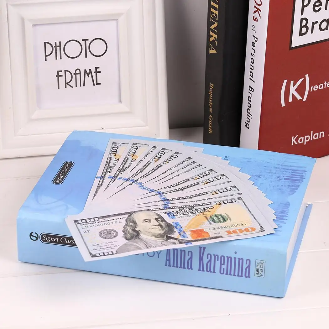 

100 Dollar Cash Bills Training Counting Party Props Paper Currency 20 Sheets/Pack As Picture Money