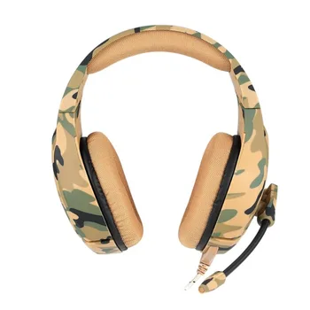 

2018 Hot K1B Camouflage Design Stereo Music Gaming Headset With Mic Over-Ear Headphone Earphone For PS4 For XBOX ONE