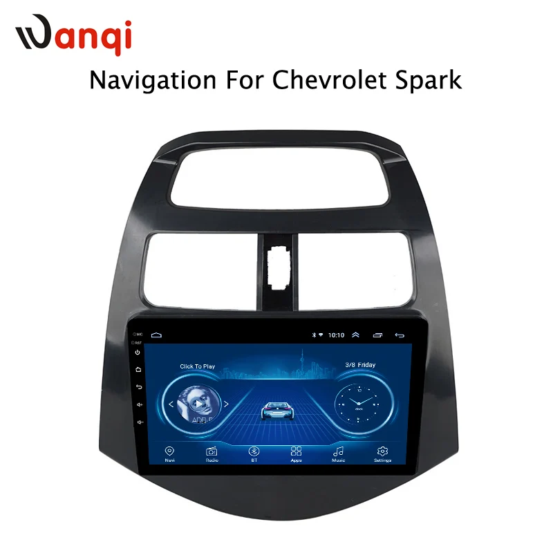 Прямая с фабрики android 8,1 автомобиля DVD gps навигации плеер стерео для CHEVROLET Spark 2010 2011 2012- год