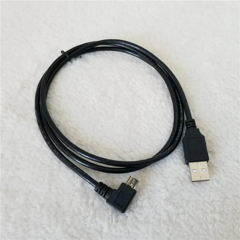 Микро USB правый угол сгибания к тип A кабель передачи данных удлинитель для