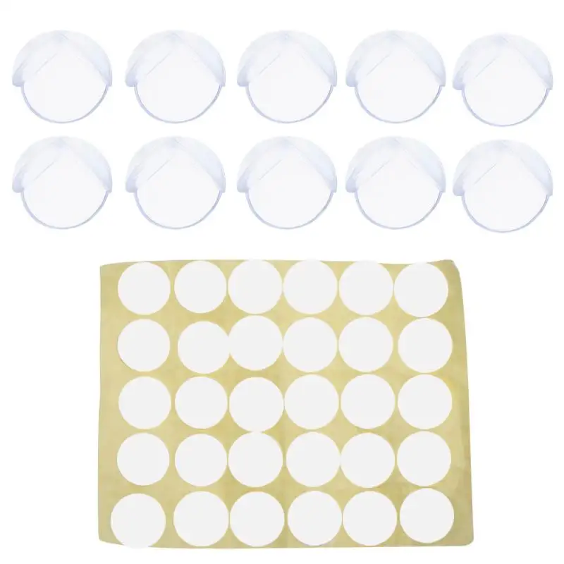 

10PCs/Set Round PVC Toddler Kids Desk Table Edge Corner Safety Protector Guards Sticker For Newborns Baby Safety Baby Protectio