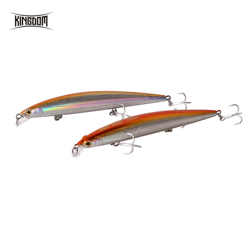 

Kingdom Hot Professional Sea Fishing Lures 115mm 12g Floating Minnow Hard Bait Fishing Wobblers Good Action Fishing Tackle