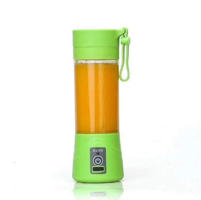 

400ml 6/4/2 Blades Mini USB Rechargeable Portable Electric Fruit Juicer Smoothie Maker Blender Machine Sports Bottle Juicing Cup