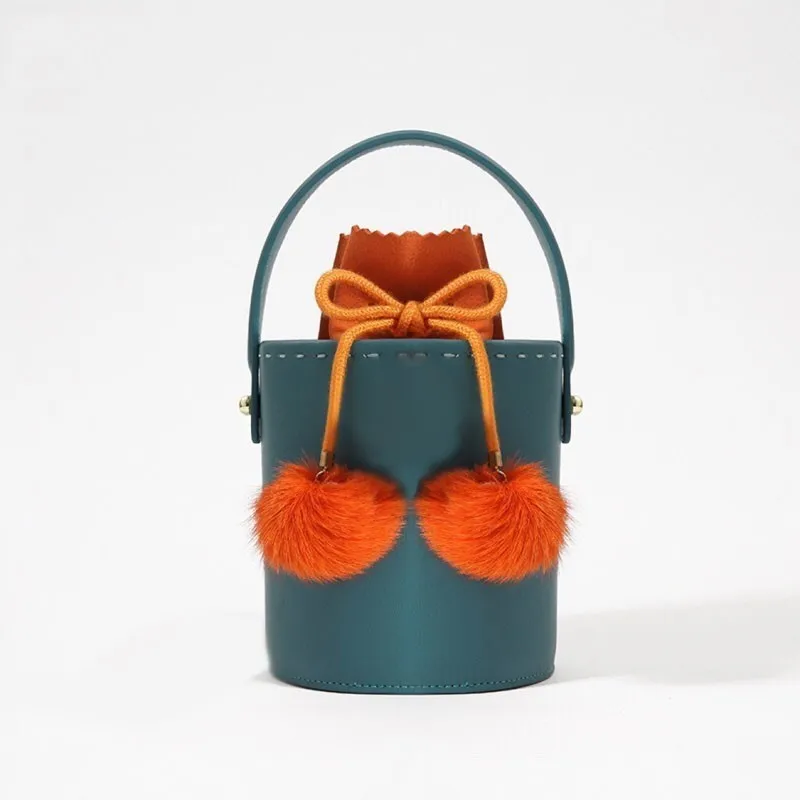 

Super Seabob New Woman Bucket Bag Women's Beach Handbag Korean Version Shoulder Messenger Bag Portable Crossbody Bag OE408