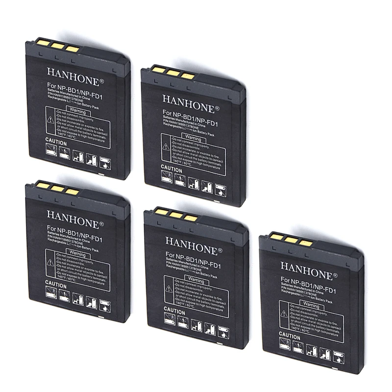 5 шт. литий-ионные аккумуляторы 1900 мАч для Sony T2 T90 T200 T70 T700 TX1 T77 T500 T900 T300 | Электроника