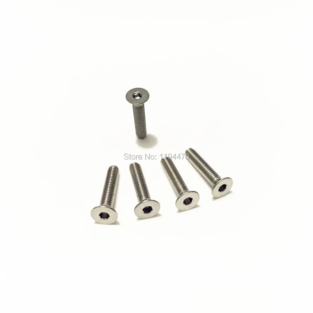 400 шт. M3x8mm M3 * 8 DIN7991 Метрическая резьба 304 нержавеющая сталь плоская потайная