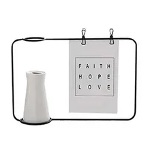 Фоторамка Утюг рамка, фоторамка творческий дом Комплект для гостиной Цветочная композиция ваза декоративная стойка Рамка для фотографии для дома D