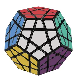 Megaminx 12 Сторон Скорость Куб извилистый 3D игра-головоломка волшебный мозг черный