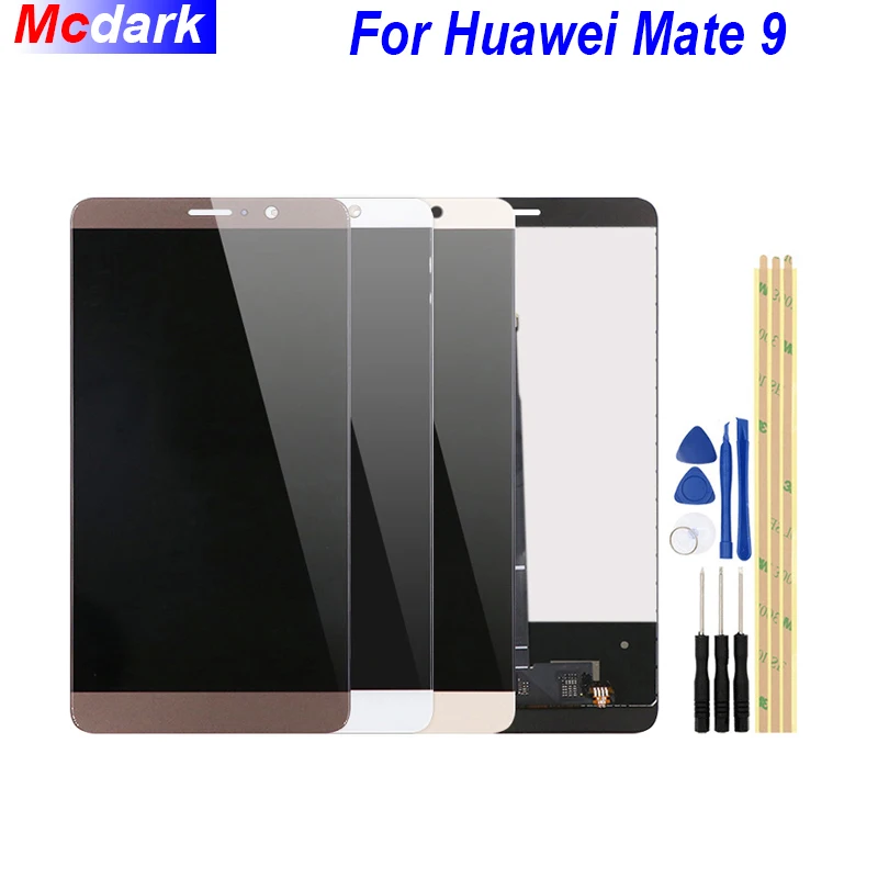 

Mcdark For Huawei Mate 9 Mate9 MT9 MHA-L29 MHA-L09 LCD Display and Touch Screen Digitizer Assembly Replacement +Tools