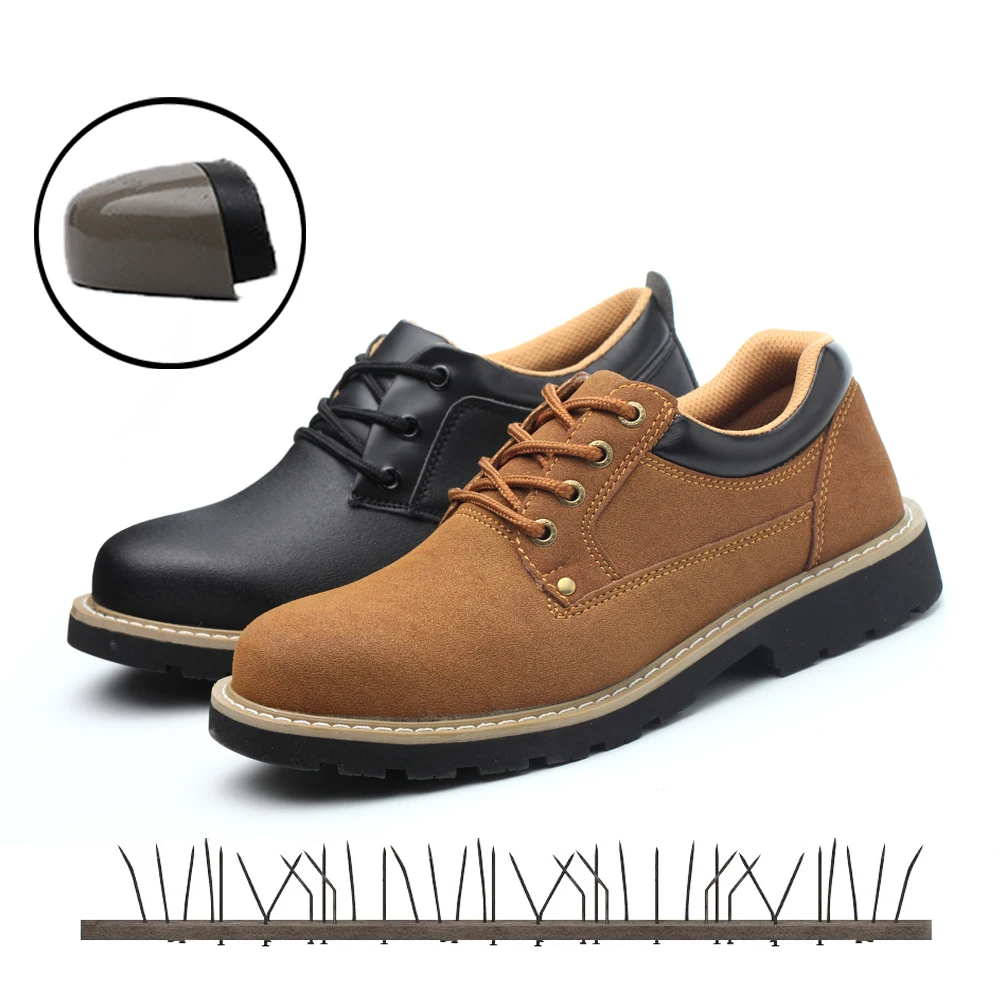 

Men's Work Safety Shoes Men Outdoor Footwear Military Combat Ankle Boots Indestructible Rubber Ayakkabi Woman Shoes Martin Boots