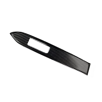 

For Ford Mustang 2015 2016 2017 Carbon Fiber Car Interior Center Dashboard Panel Strip Decor Cover