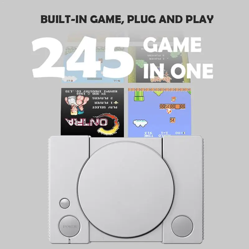 Классическая Игровая приставка 8 бит для PS1 Mini Home 620 экшн игр энтузиастов
