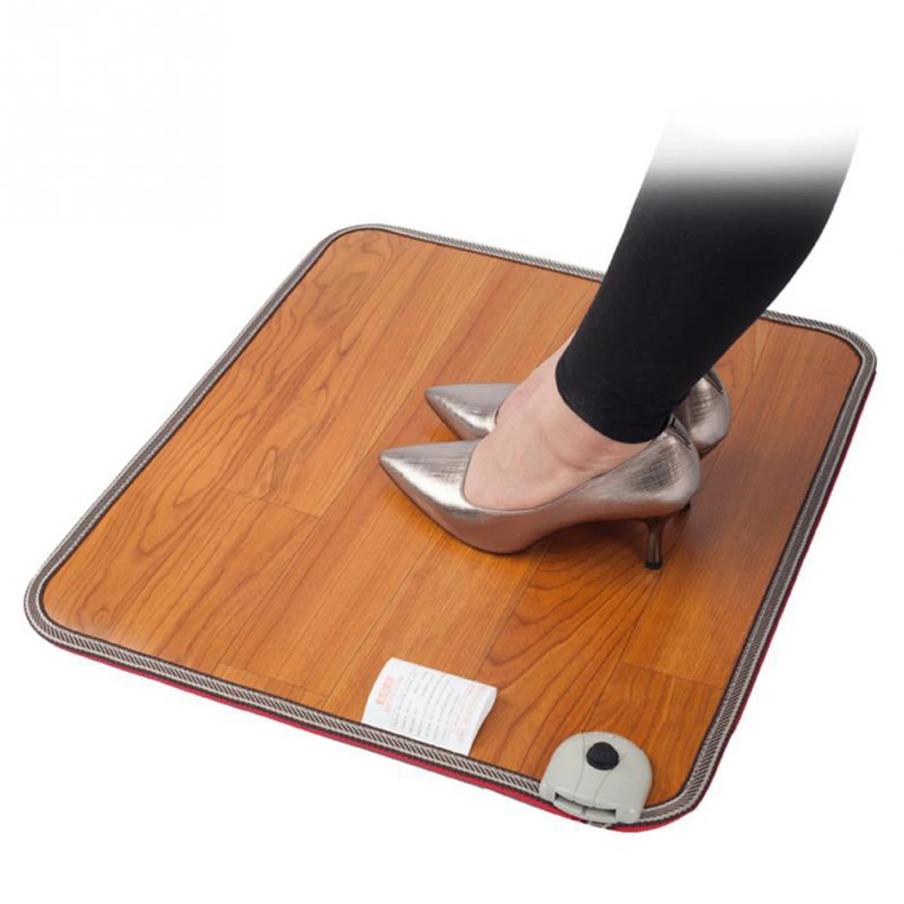  1pc 50*30cm Feet Warmer Adjustable temperature Electric Artifact US Plug Heating Mat Office Warm Fe