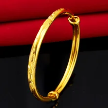 Простой золотой браслет для детей дизайн хороший счастливый благоприятный дракон феникс регулируемые браслеты для детей