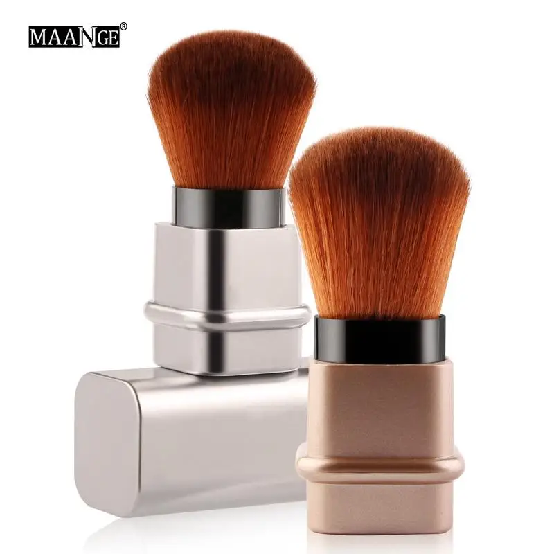 

Retractable Single Makeup Brush High Quality Upscale Makeup Brush Makeup Tools Kabuki Loose Powder Blush Brush