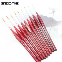 EZONE Red Wolf кисть для рисования тонкая ручная краска ed крючок ручка острый наконечник для акварельных масляных красок художественная поставка