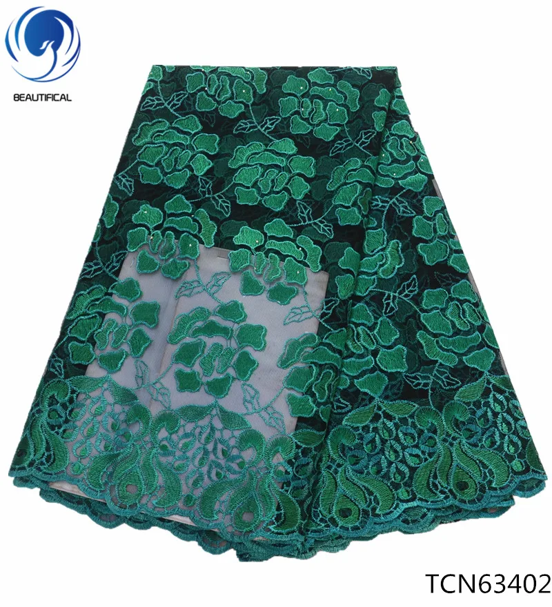

Beautifical french net lace fabrics latest african tulle lace fabrics with rhinestones tulle lace for wedding 5yards/lot TCN634