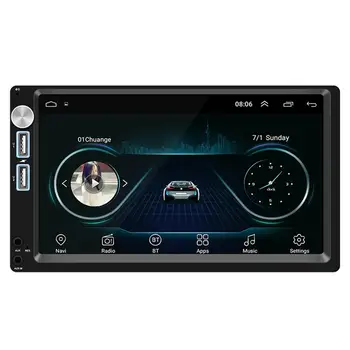 

2 in 1 USB Car Kit for IOS Android FM Car Multimedia Player Navigation Car MP5 player Car GPS player U disk LCD Display