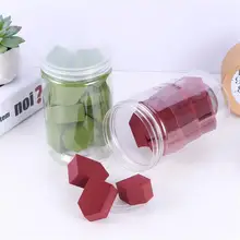 30 шт. мокрого и сухого двойного назначения желе Пентагон губка для лица спонж мягкий инструмент для очистки лица макияж порошок Губка