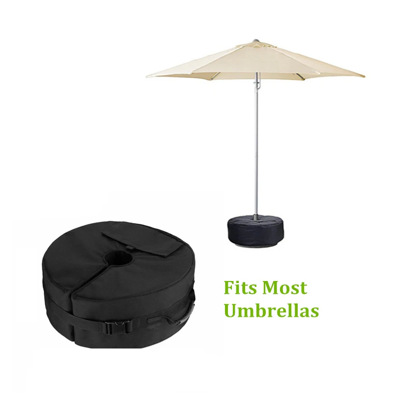 

Tent Fixed Sandbag Empty Round Patio Sunshade Umbrella Stand Gravity Base Bag Tent Accessories For Outdoor Camping Beach Party