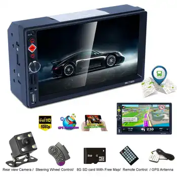 

High Quality 7" Touchs Screen Car Stereo MP5 Player for Android for IOS bluetooth WIFI GPS Navigator Auto FM Radio