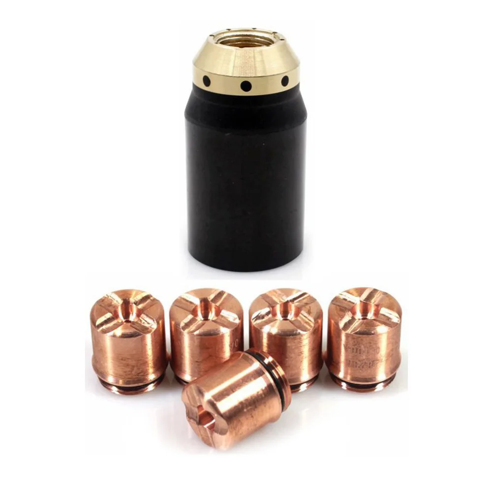 

6PCS WS Plasma Cutting Torch Shield Cup 70A-100A 9-8237 9-8236 for SL60 SL100