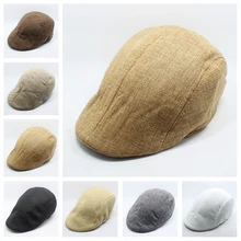 Мужские Ретро пекарь мальчик остроконечные газетчик страна на открытом воздухе Гольф шляпа плоский берет кепки