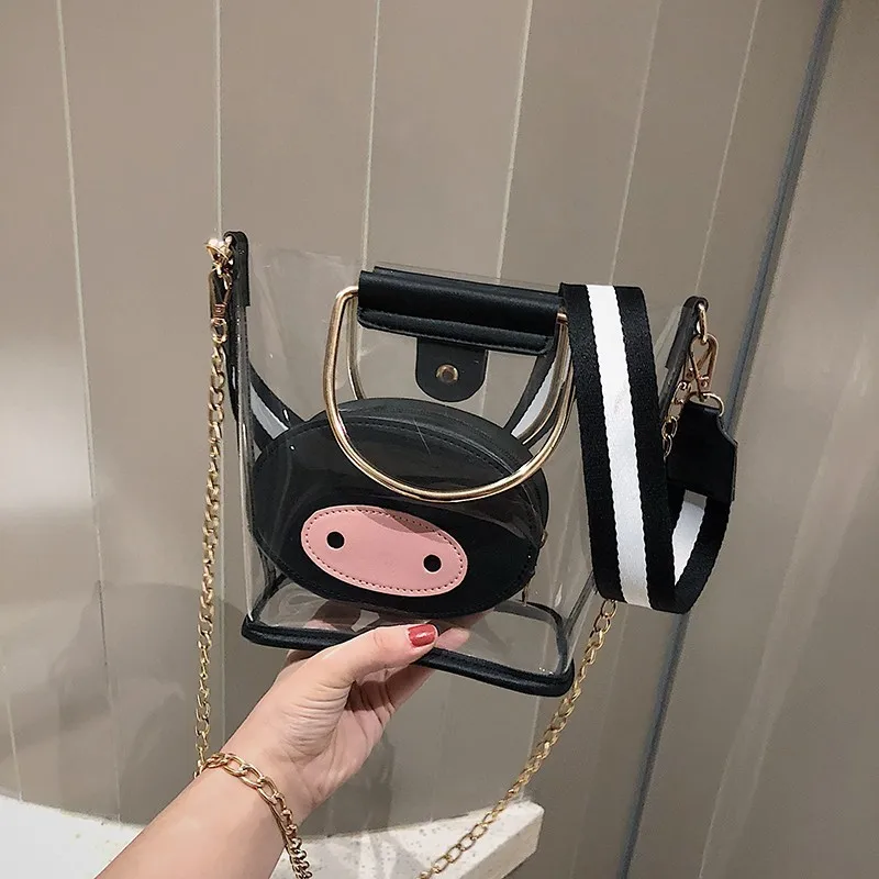 Pvc Rosa Della Spiaggia Gelatina E Trasparente Pcs Lusso Borse bianco 2 Il Del Donne Progettista Le colore Delle 2019 Per Di Nero xxqR8aYw