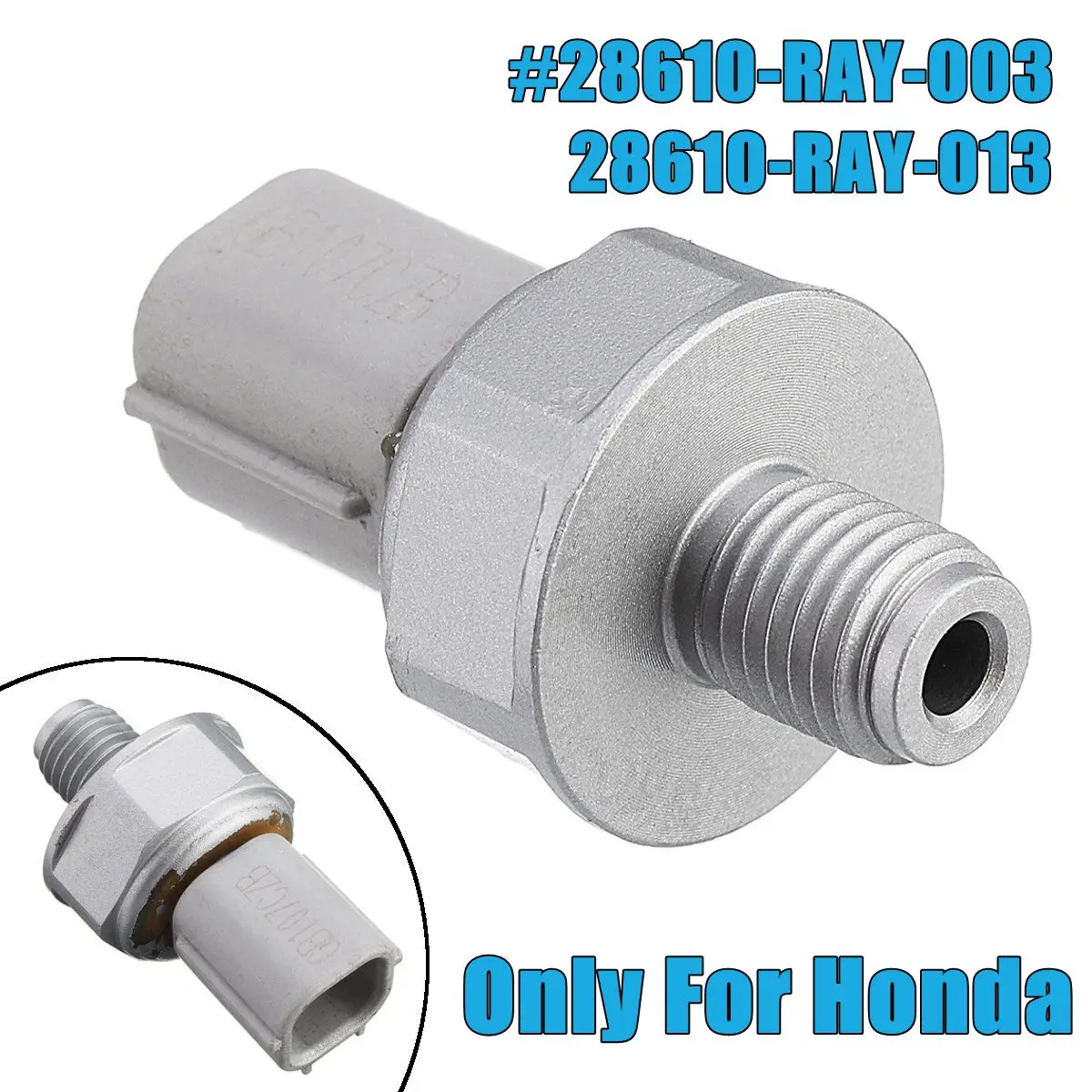 

Chrome 1 Pin Transmission Pressure Switch Sensor For Honda 28610-RAY-003 28610-RAY-013 42 x 24mm