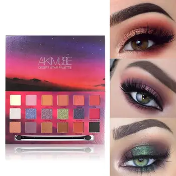 

New Arrival 18 Colors Shimmer Glitter Eye Shadow Pallete Powder Matt Eyeshadow Palette Makeup Cosmetic
