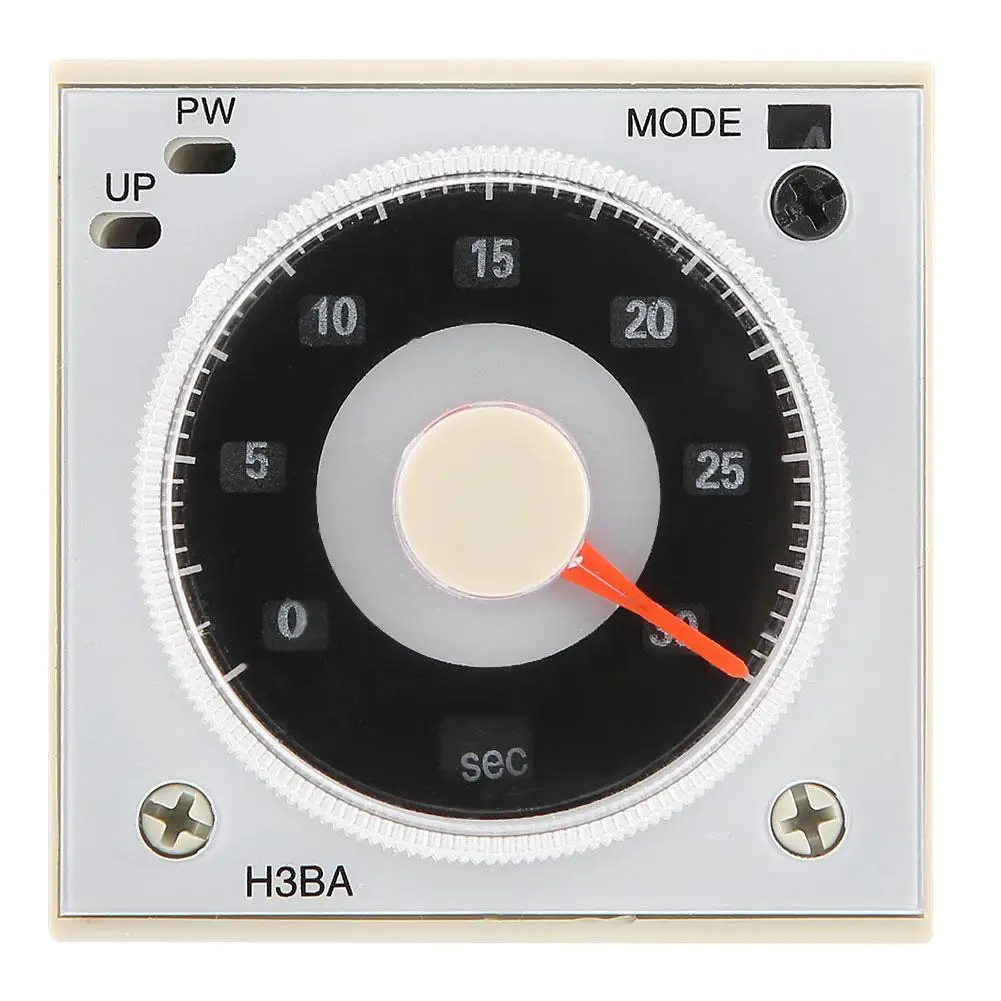 

H3BA-N Delay Timer Relay Knob Control Timing Relay 8-Pin 220VAC Relays