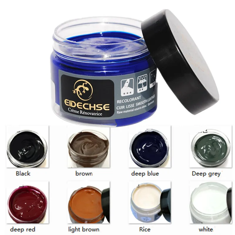 

Anto Leather Vinyl Repair Kit Leather paint cleaner for Auto Seat Sofa Leather Repair Coats Holes Scratch Cracks No Heat Liquid