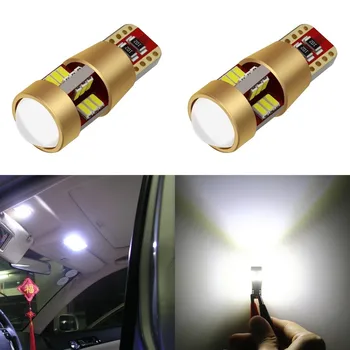 

2PCS Automobiles LED T10 Canbus W5w Auto Bulb Clearance Lights LED Voiture 12v 27 SMD Light-emitting Diode 3014 Tail Light