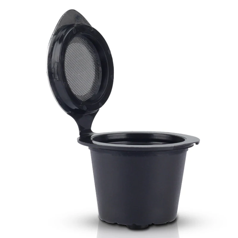 

6 Pcs Reusable Refillable Refill Coffee Capsule Pod Filter Baskets Compatible with Nespresso Machines Brewer Maker