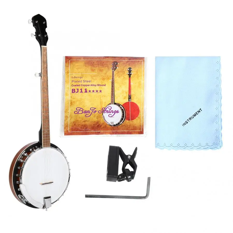 

High Quality 5 String Mahogany Banjo Set Ukulele Banjo Concert Musical Instrument Accessories