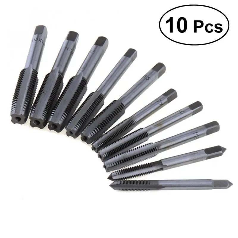 

Metric Machine Screw Tap Set Ground Threads Plug Bottom Taps Taper Threading Die Set