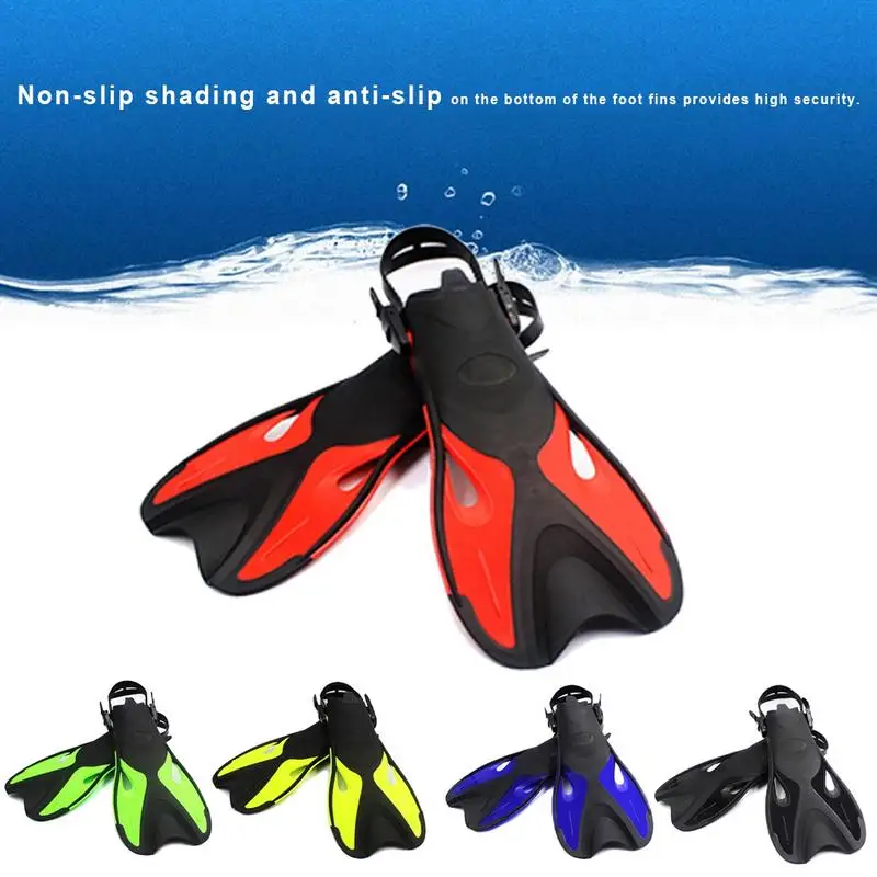 Swimming Snorkeling Foot Fins Professional Swimming Training Flippers Swimming Accessory Training Flippers Fins Snorkeling Tool