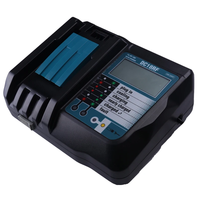 FFYY-14.4V 18V Li-Ion Battery Charger Voltage Current Lcd Digital Display For Makita Dc18Rf Bl1830 Bl1815 Bl1430 Dc14Sa Dc18Sc FFYY-14.4V 18V Li-Ion Battery Charger Voltage Current Lcd Digital Display For Makita Dc18Rf Bl1830 Bl1815 Bl1430 Dc14Sa Dc18Sc