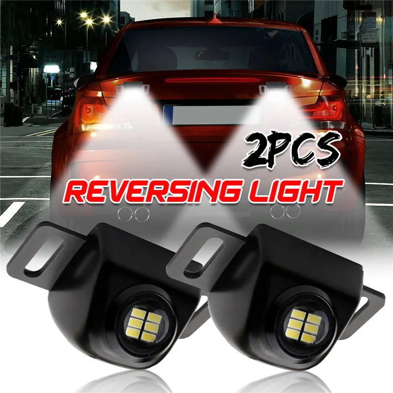 

2PCS LED Reverse Light Bulb External Reverse Fog Light 6led 12V-18V 6000-6500k fit for all car
