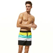 Брендовые мужские пляжные шорты для активного отдыха, пробежки, быстросохнущие пляжные боксеры для серфинга, мужские купальники, пляжные шорты