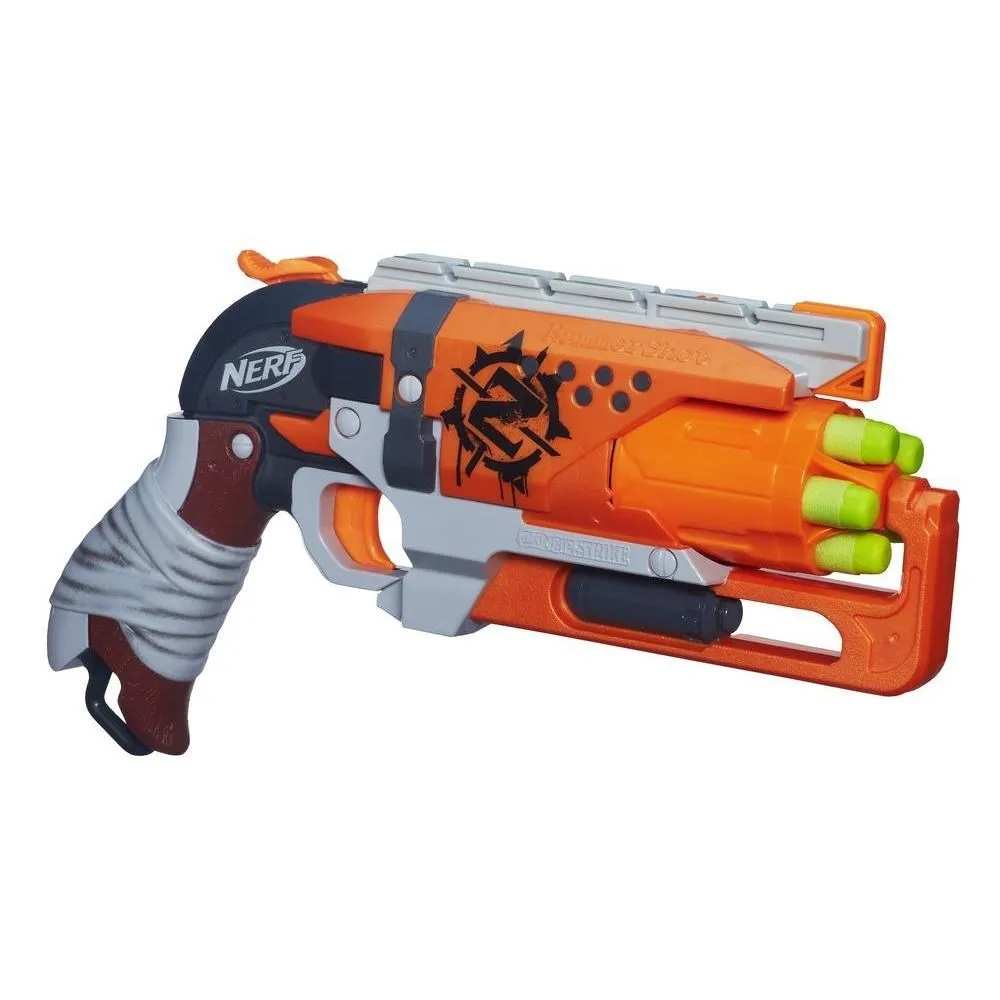 Nerf Zombie Strike Hammershot Blaster Hasbro A4325